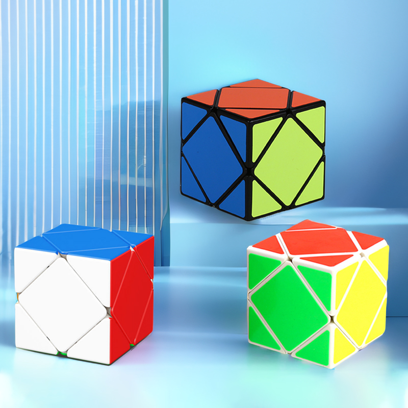 Puzzle Blank White - SENGSO Skewb Speed Cube Senza Adesivi